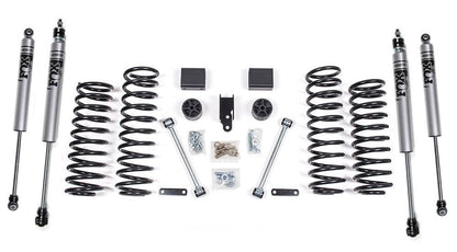 ZONE 2012-2018 JEEP WRANGLER JK 4-DOOR 3" COIL SPRING LIFT KIT,FOX SHOCKS