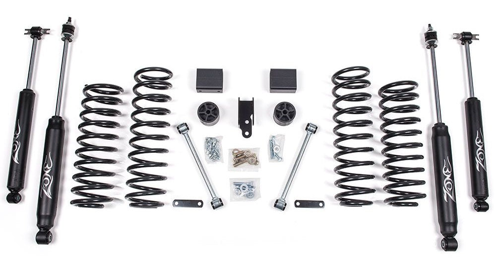 ZONE 2012-2018 JEEP WRANGLER JK 4-DOOR 3" COIL SPRING LIFT KIT,NITRO SHOCKS