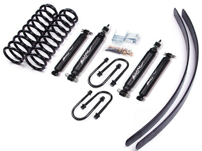 ZONE 3" COIL SPRING LIFT KIT WITH NITRO SHOCKS,84-01 JEEP XJ W/CHRYSLER REAR