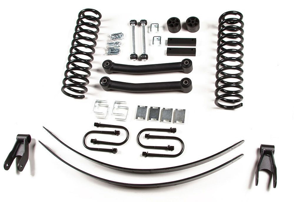 ZONE 4.5" COIL SPRING LIFT KIT,84-01 JEEP XJ WITH CHRYSLER REAR AXLE