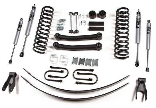 ZONE 4.5" COIL SPRING LIFT KIT WITH FOX SHOCKS,84-01 JEEP XJ WITH CHRYSLER REAR