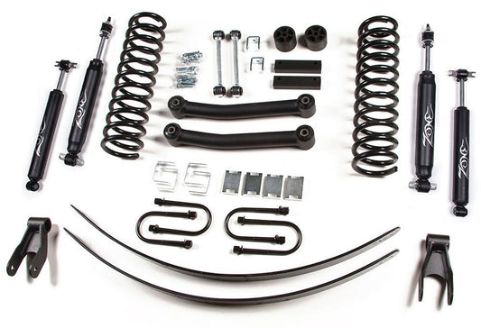ZONE 4.5" COIL SPRING LIFT KIT WITH NITRO SHOCKS,84-01 JEEP XJ W/ CHRYSLER REAR