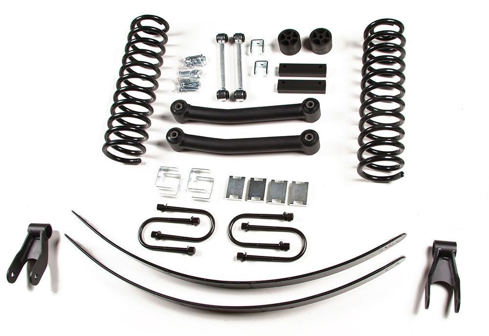 ZONE 4.5" COIL SPRING LIFT KIT,84-01 JEEP XJ WITH DANA 35 REAR AXLE