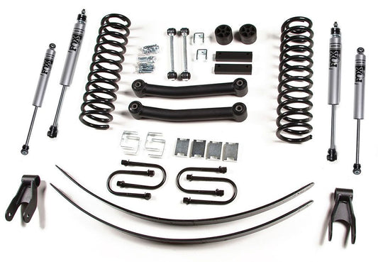 ZONE 4.5" COIL SPRING LIFT KIT WITH FOX SHOCKS,84-01 JEEP XJ WITH DANA 35 REAR