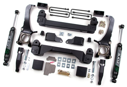 ZONE 2007-2015 TOYOTA TUNDRA 4WD 5" LIFT KIT WITH NITRO SHOCKS