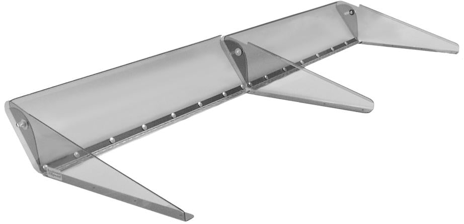 LEXAN REAR SPOILER,5 PC,8 X 72,TINTED