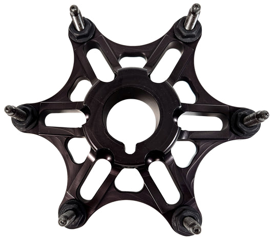 SPROCKET HUB,LW,1 1/4 DOUBLE PINCH,1/4-28UX