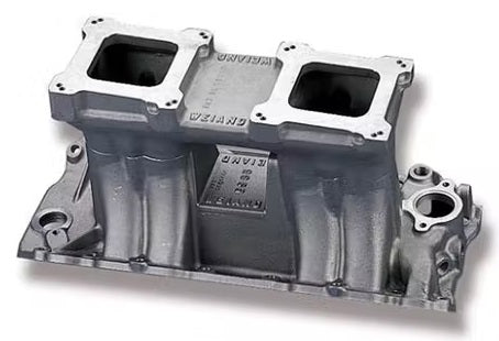 INTAKE MANIFOLD,BBC OVAL,HI-RAM,2 CARBURETOR