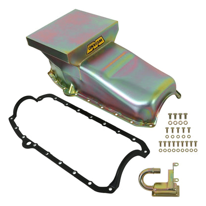 OIL PAN KIT,SBC,58-79,DRAG,ZINC,8 1/4"