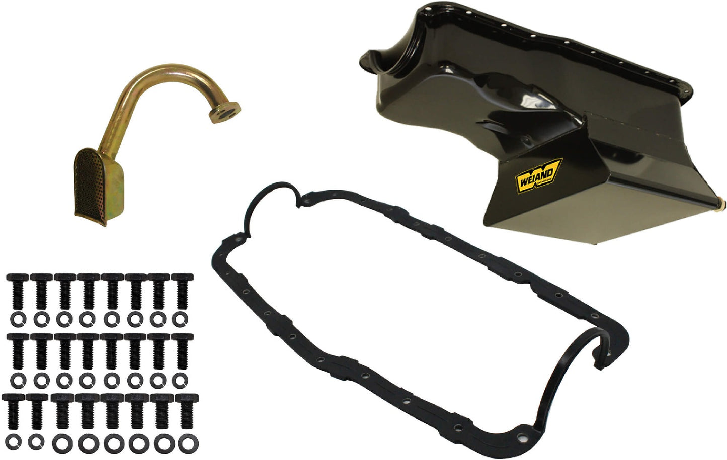 OIL PAN KIT,351W,65-87,BLACK,9" FRONT SUMP