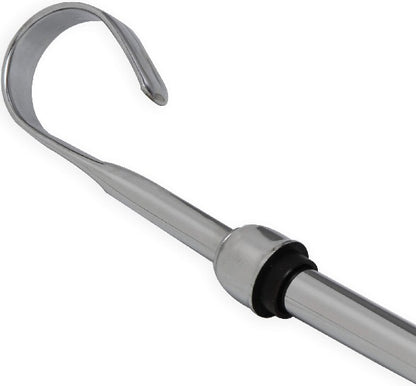 DIPSTICK & TUBE,351W,PAN MOUNTED,CHROME