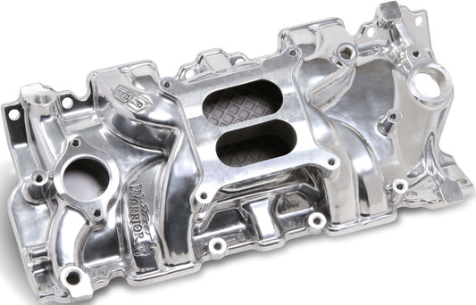 INTAKE MANIFOLD,SBC,POLISHED