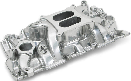 INTAKE MANIFOLD,SBC,POLISHED