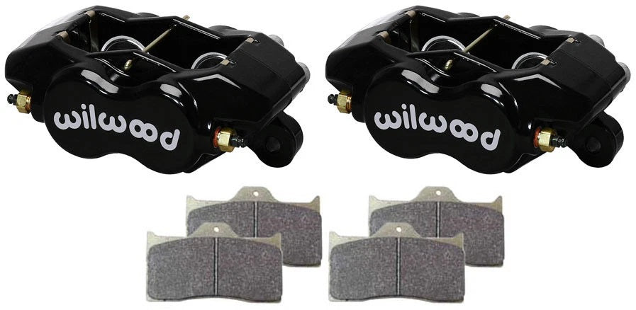 CALIPERS & PADS,1.75" FDLI DYNALITE,.810",BLACK,PAIR