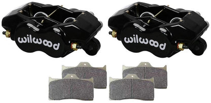 CALIPERS & PADS,1.75" FDLI DYNALITE,.810",BLACK,PAIR