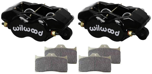CALIPERS & PADS,1.38" FDLI DYNALITE,.810",BLACK,PAIR
