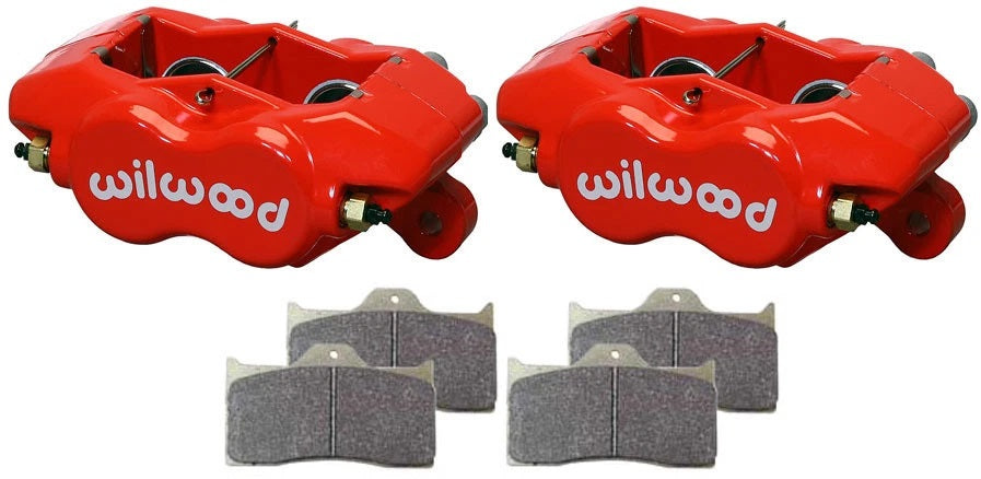 CALIPERS & PADS,1.75" FDLI DYNALITE,.810",RED,PAIR