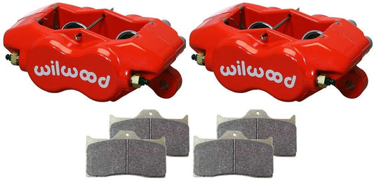 CALIPERS & PADS,1.38" FDLI DYNALITE,.810",RED,PAIR