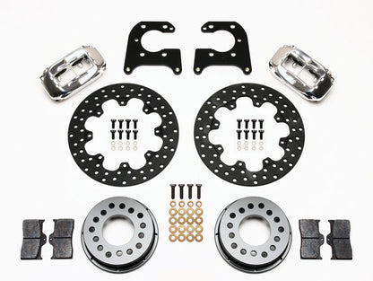 BIG FORD DRAG KIT,2.36",REAR,11.44",DRILLED ROTORS,POLISHED