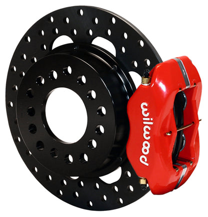 BIG FORD DRAG KIT,2.36",REAR,11.44",DRILLED,RED