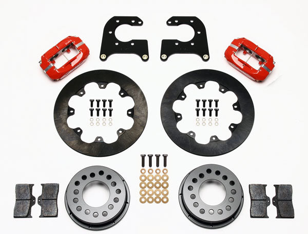 SMALL FORD DRAG KIT,2.66",REAR,11.44",RED