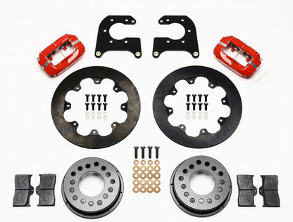 SMALL FORD DRAG KIT,2.66",REAR,11.44",RED