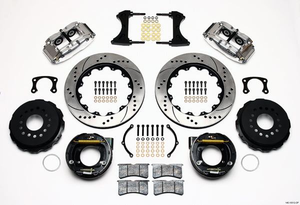 BIG FORD NEW KIT,2.50",REAR,14",DR,POLISHED