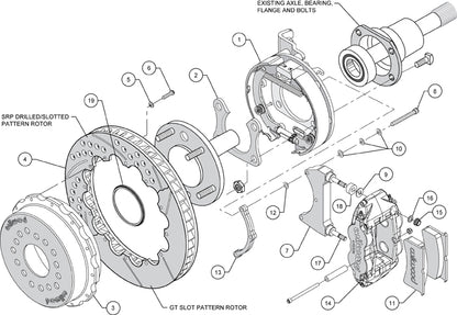 BIG FORD NEW KIT,2.50",REAR,14",DR,POLISHED