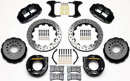 GM C-10 C-KIT,2.42",REAR PB,12.90" DRILLED ROTORS,BLACK CALIPERS
