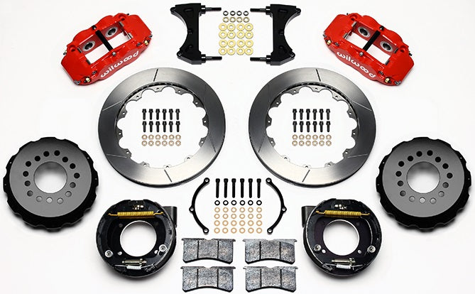 GM C-10 C-KIT,2.42",REAR PB,12.90" ROTORS,RED CALIPERS