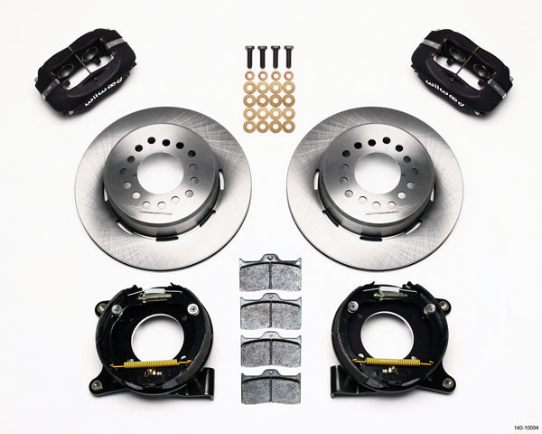 65-70 IMPALA,FULL DISC BRAKE KIT,2" DROP SPINDLES,14"/12" ROTORS,BLACK