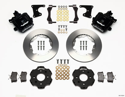 88-95 HONDA FULL DISC BRAKE KIT,11" ROTORS,BLACK CALIPERS,2.71 OFFSET REAR