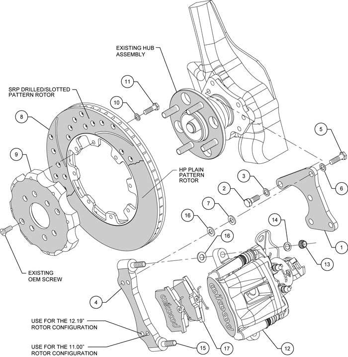 88-04 HONDA/ACURA 2.71",REAR W/P.BRK,12"