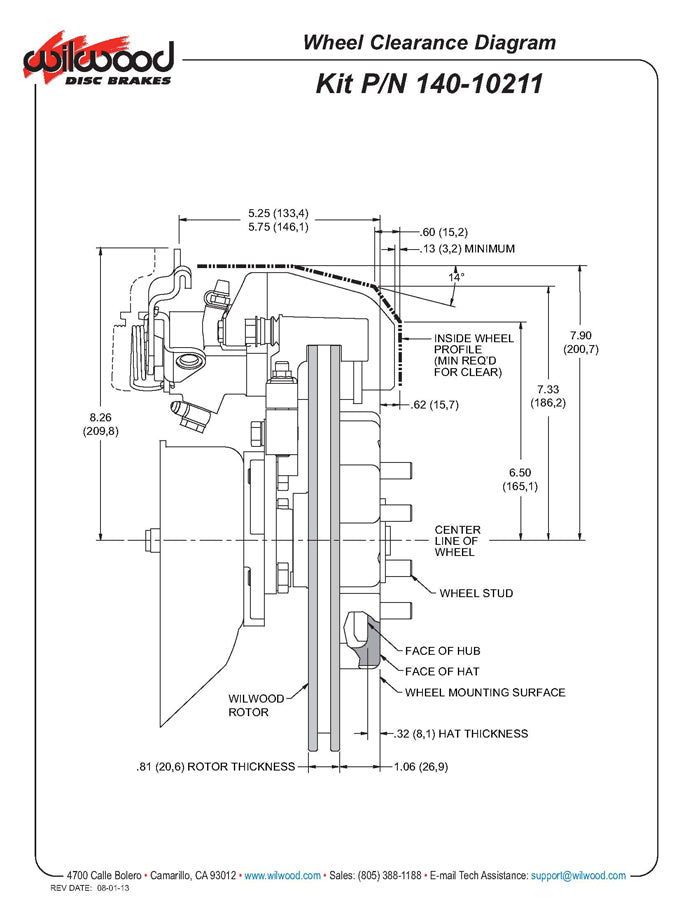 88-04 HONDA/ACURA 2.71",REAR W/P.BRK,12"