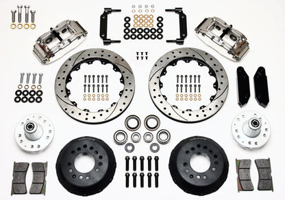 68-69 MUSTANG KIT,FRONT,13",DRILLED,POLISH