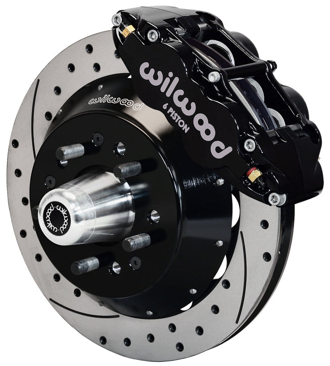 68-69 MUSTANG KIT,FRONT,13",DRILLED,POLISH