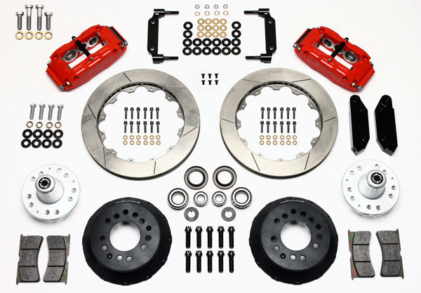 68-69 MUSTANG KIT,FRONT,SL6R,13",RED CAL