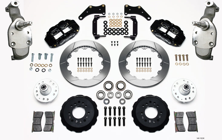 COILOVER SYSTEM,CURRIE REAR END,WILWOOD 13/12" BRAKES,BLACK,65-66 IMPALA,B-BODY