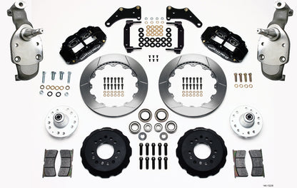 COILOVER SYSTEM,CURRIE REAR END,WILWOOD 13/12" BRAKES,BLACK,65-66 IMPALA,B-BODY