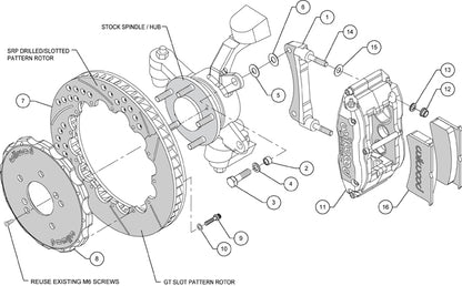 00-09 HONDA S2000 FULL DISC BRAKE KIT,13" DRILLED ROTORS,RED CALIPERS