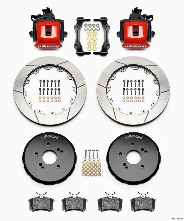 00-09 HONDA S2000 FULL DISC BRAKE KIT,13" ROTORS,RED CALIPERS