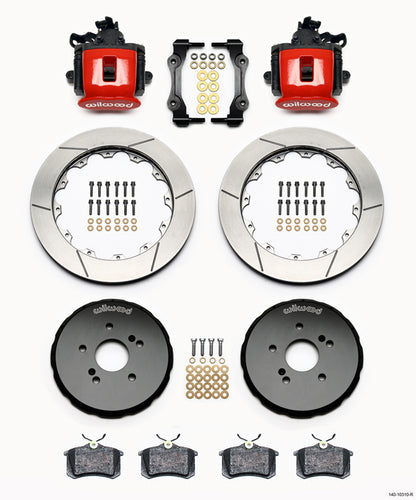 00-09 HONDA S2000 FULL DISC BRAKE KIT,13" ROTORS,RED CALIPERS