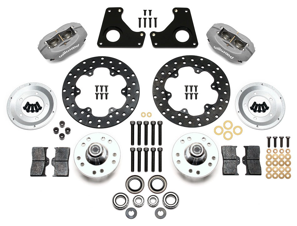 79-87 GM DRAG KIT,FRONT,FDL,10.75",DRILLED