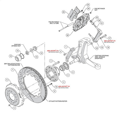 70-78 CAMARO & FIREBIRD KIT,FRONT,SL6R,14"