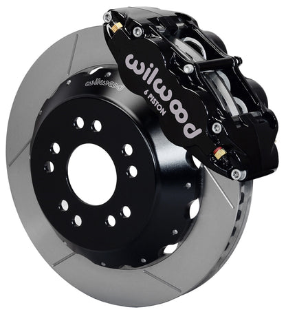1965-1982 CORVETTE C2,C3 DISC BRAKE KIT,FRONT,13" ROTORS,6 PISTON CALIPERS,BLACK