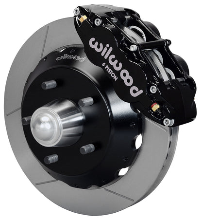 63-87 CHEVY C10 FRONT DISC BRAKE KIT FOR RIDETECH,CPP SPINDLES,13" ROTORS,BLACK