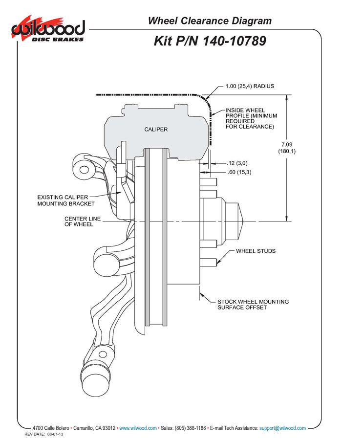 1965-1982 CORVETTE D8-4 4 PISTON BRAKE CALIPER & PAD SET,FRONT,ANODIZED