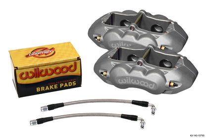 1965-1982 CORVETTE D8-4 4 PISTON CALIPER & PAD SET,REAR,ANODIZED
