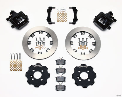 02-13 MINI COOPER FULL DISC BRAKE KIT,13/11.75" ROTORS,BLACK CALIPERS