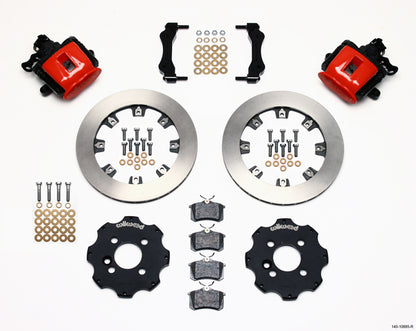 02-13 MINI COOPER FULL DISC BRAKE KIT,13/11.75" ROTORS,RED CALIPERS